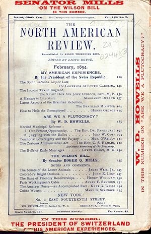 Seller image for The North American Review: Volume 158, No. 2: February, 1894 for sale by Dorley House Books, Inc.