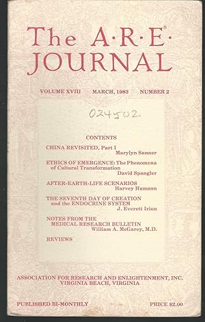Immagine del venditore per The A.R.E. Journal; Volume XVIII, No.2: March, 1983 venduto da Dorley House Books, Inc.