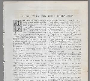 Seller image for Their Exits And Their Entrances for sale by Legacy Books II