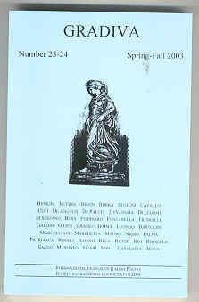Gradiva (Number 23-24, Spring-Fall 2003)