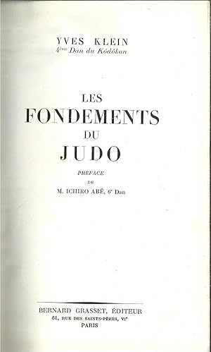 LES FONDEMENTS DU JUDO