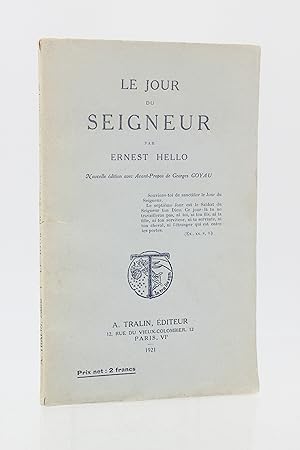 Le jour du seigneur