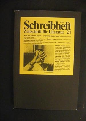 Image du vendeur pour Schreibheft 24: 'Mailand gibt es nicht' - Literatur aus Italien mis en vente par Antiquariat Strter
