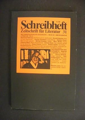 Seller image for Schreibheft 31: Die vorrckgedachte Geschichte - Neue US Amerikanische Literatur Teil II for sale by Antiquariat Strter