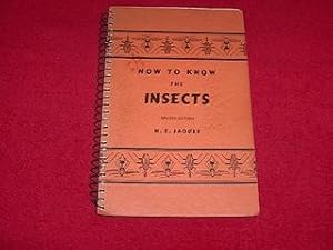 How to Know the Insects