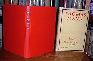 Seller image for Thomas Mann: Letters to Paul Amann 1915-1952 for sale by Old Scrolls Book Shop