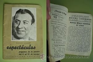 ESPECTÁCULOS. Programa de la semana del 6 al 12 marzo 1944