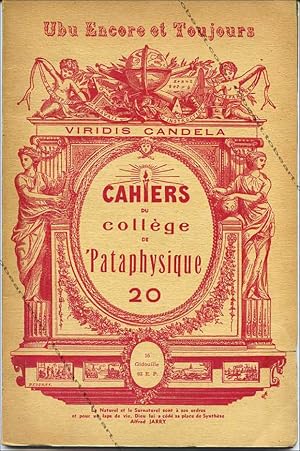 Seller image for Viridis Candela. Cahiers du Collge de Pataphysique N20. Complment au Cahier Ubu. for sale by Librairie-Galerie Dorbes Tobeart