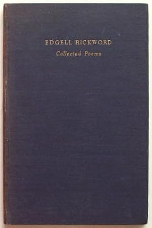 Image du vendeur pour Collected Poems of Edgell Rickword. mis en vente par Lost and Found Books