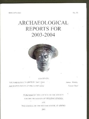 Immagine del venditore per Archeological Reports for 2003-2004 (No 50) venduto da The Glass Key