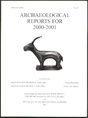 Seller image for Archeological Reports for 2000-2001 (No 47) for sale by The Glass Key