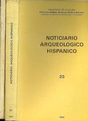 NOTICIARIO ARQUEOLOGICO HISPANICO 25