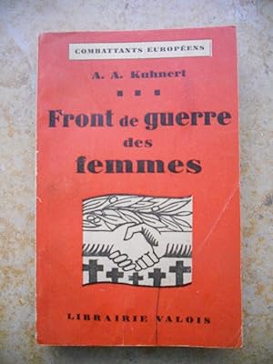 Bild des Verkufers fr Front de guerre des femmes zum Verkauf von Frederic Delbos