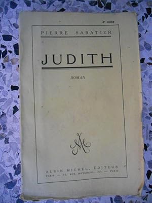 Seller image for Judith for sale by Frederic Delbos