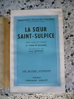 Bild des Verkufers fr La soeur Saint-Sulpice zum Verkauf von Frederic Delbos