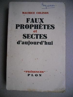 Image du vendeur pour Faux prophetes et sectes d'aujourd'hui mis en vente par Frederic Delbos