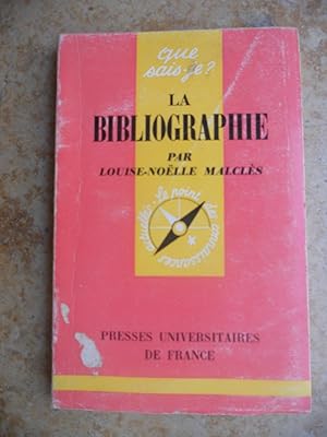 Seller image for La bibliographie for sale by Frederic Delbos