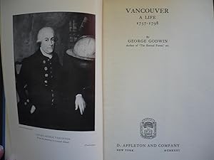 Seller image for Vancouver: A Life 1757-1798. for sale by J. King, Bookseller,