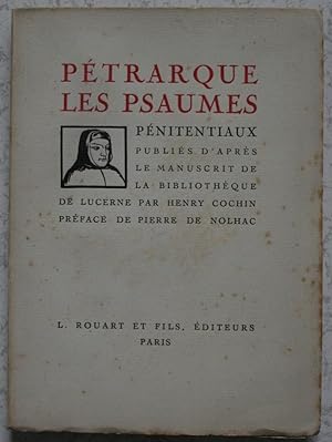 Petrarque Les Psaumes penitentiaux