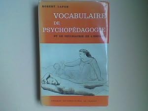 Vocabulaire de psychopédagogie et de psychiatrie de l'enfant