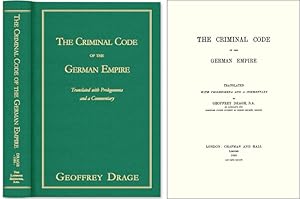 Bild des Verkufers fr The Criminal Code of the German Empire zum Verkauf von The Lawbook Exchange, Ltd., ABAA  ILAB