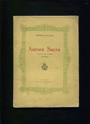 Aurora sacra (versi giovanili)