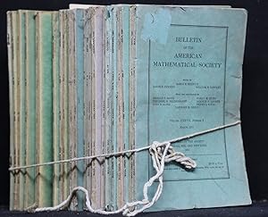 Bulletin of the American Mathematical Society. Lot of 22 issues of the volumes 41 to 59.