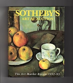 Seller image for Sotheby's Art at Auction - The Art Market in Review 1992-93 w/ Lisa Hubbard Ephemera for sale by Singularity Rare & Fine