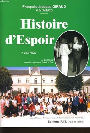 Seller image for HISTOIRE D'ESPOIR for sale by Le-Livre