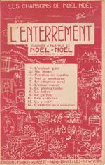 Partition de "L'Enterrement", illustrée par l'auteur