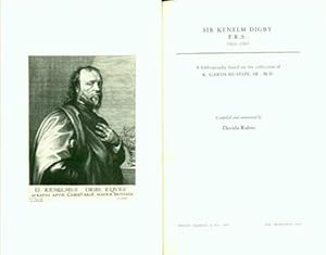 Bild des Verkufers fr Sir Kenelm Digby, A bibliography. Ltd to 350 copies.; Rubin, Davida, ed zum Verkauf von Jeremy Norman's historyofscience