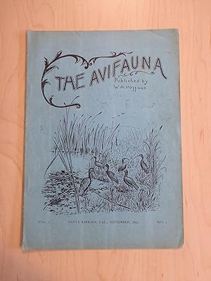 The Avifauna Volume 1, No. 3, September 1897