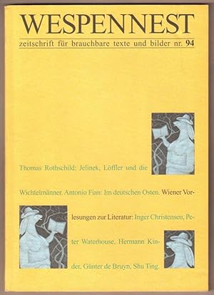 Seller image for Wespennest. Zeitschrift fr brauchbare Texte und Bilder. Nummer 94. for sale by Antiquariat Neue Kritik