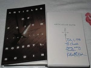 Image du vendeur pour Articles Of Faith: Signed mis en vente par SkylarkerBooks