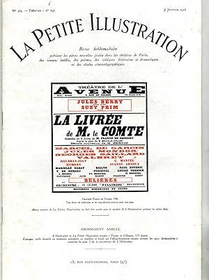 LA LIVRÉE DE M. LE COMTE. Comédie en 3 actes d'après la pièce de M. Melville Collins.