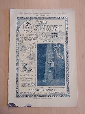 The Osprey , An Illustrated Monthly Magazine of Ornithology , Volume 2, No. 1, September 1897