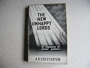 Seller image for The New Unhappy Lords for sale by Buybyebooks