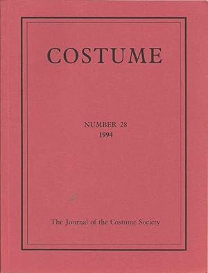 Costume Number 28 1994. The Journal of the Costume Society