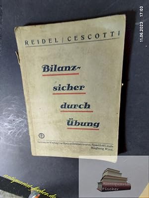 Seller image for Bilanzsicher durch bung for sale by Antiquariat-Fischer - Preise inkl. MWST