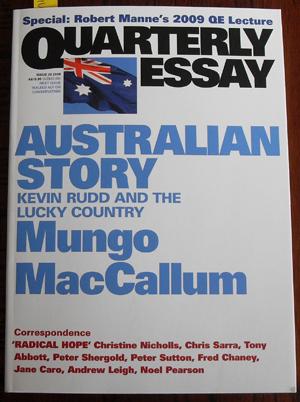 Quarterly Essay: Australian Story (Issue 36, 2009)