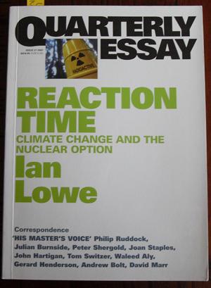 Quarterly Essay: Reaction Time (Issue 27, 2007)