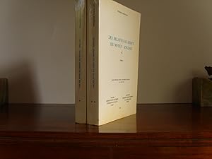 Image du vendeur pour Les Relatifs Au Debut Du Moyen-Anglais. Tome 1 and Tome 2. mis en vente par Elaine Beardsell