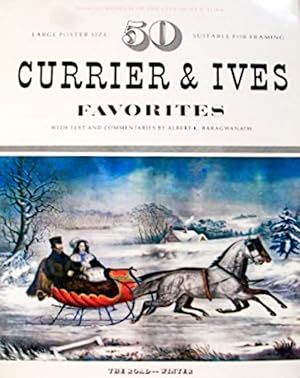 Seller image for 50 Currier & Ives Favorites, From the Museum of the City of New York for sale by LEFT COAST BOOKS