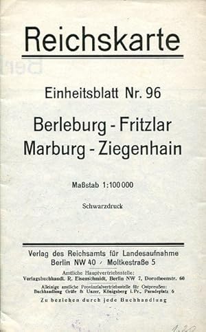 Berleburg - Fritzlar - Marburg - Ziegenhain.