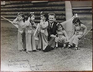 Inscribed Photograph with the Dionne quintuplets