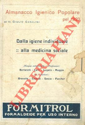 Imagen del vendedor de Dalla igiene individuale alla medicina sociale. a la venta por Libreria Piani