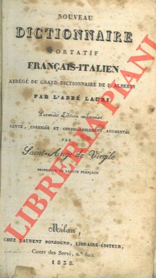 Nouveau dictionnaire portatif français-italien abrégé du grand dictionnaire de F. Alberti.