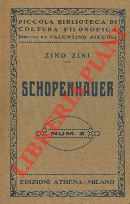 Bild des Verkufers fr Schopenhauer. zum Verkauf von Libreria Piani