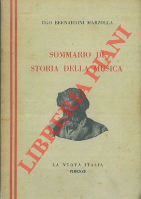 Bild des Verkufers fr Sommario di storia della musica. musica. zum Verkauf von Libreria Piani