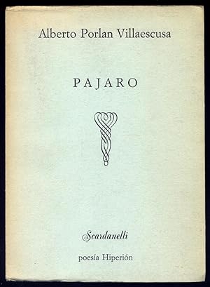 Imagen del vendedor de Pjaro. Poemas. a la venta por Hesperia Libros